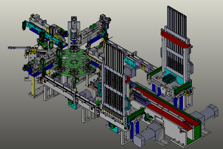 USB组装生产线设备stp